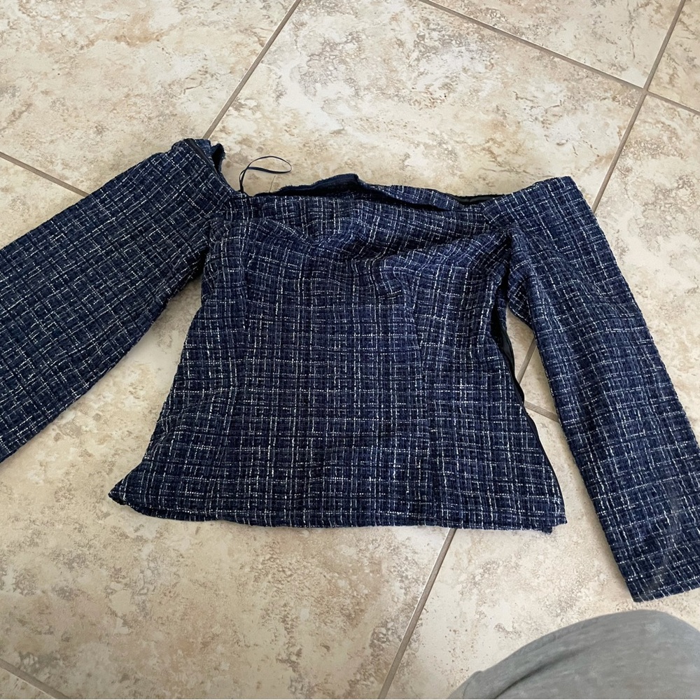 Tweed Zara top